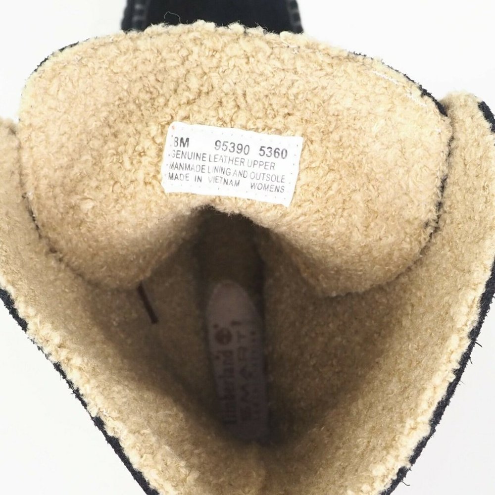 Timberland Fauna Lace BT 10.5in Women's Boots Shoes Black Winter Suede - Picture 6 of 11